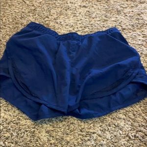 Blue active shorts